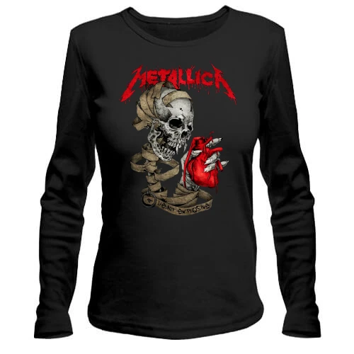 Жіночий лонгслів Metallica (Heart Explosive)