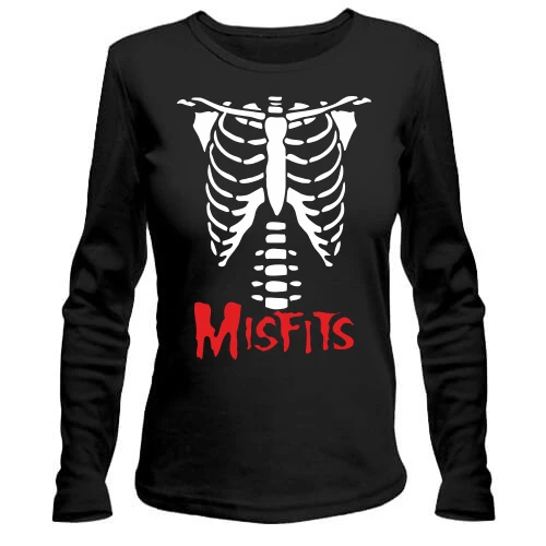 Жіночий лонгслів скелет Misfits