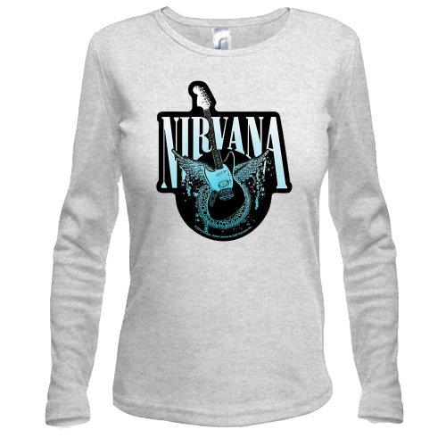 Жіночий лонгслів Nirvana (Гітара)