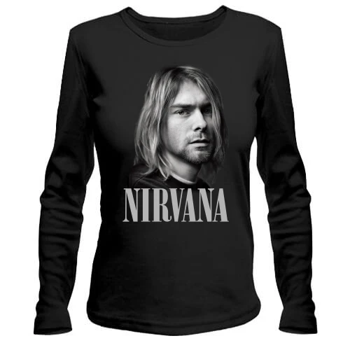 Жіночий лонгслів Курт Кобейн (Nirvana)
