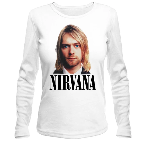 Жіночий лонгслів з Курт Кобейном (Nirvana)