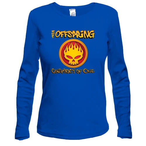 Женский лонгслив, Синий, The Offspring - Conspiracy of One