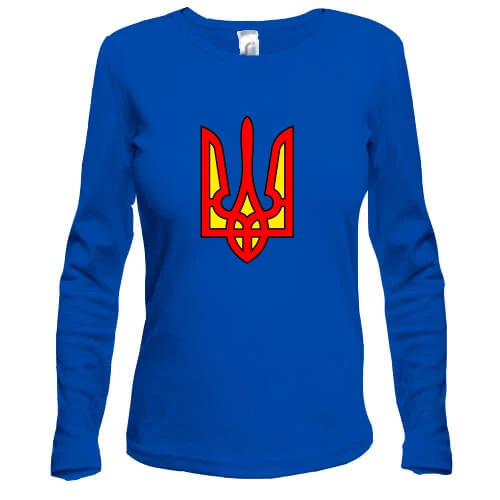 Женский лонгслив Супер Украинец