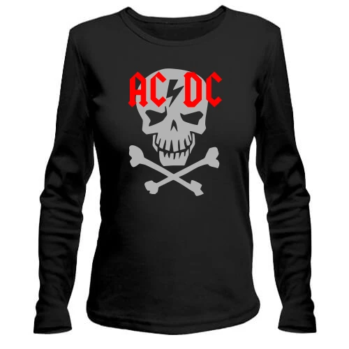 Жіночий лонгслів ACDC skull