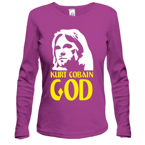Жіночий лонгслів Kurt Cobain is god