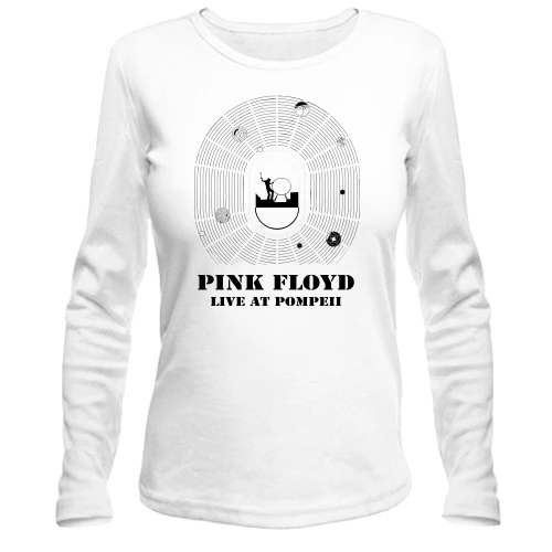 Жіночий лонгслів Pink Floyd - LIVE AT POMPEII