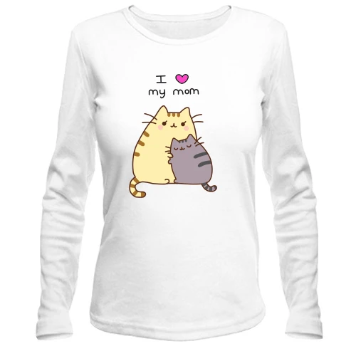 Жіночий лонгслів I love my mom (2)