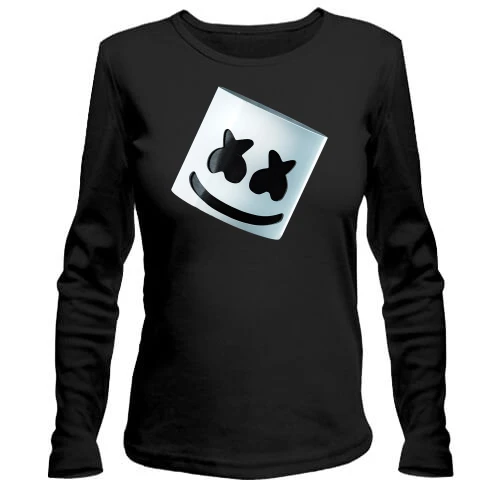 Женский лонгслив со шлемом Marshmello