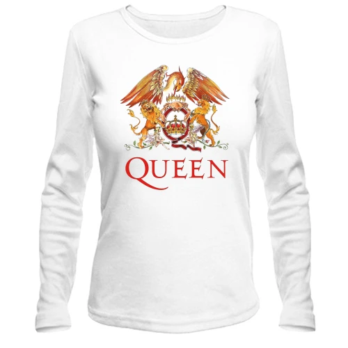 Жіночий лонгслів Queen color logo