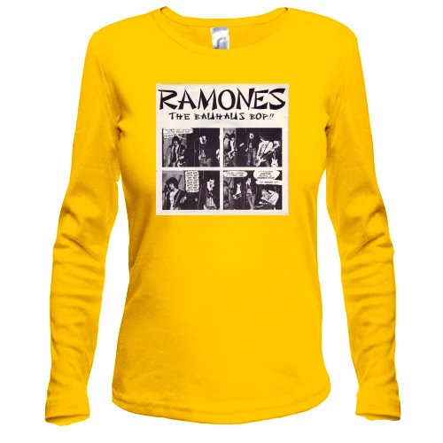 Жіночий лонгслів Ramones - blitzkrieg bop
