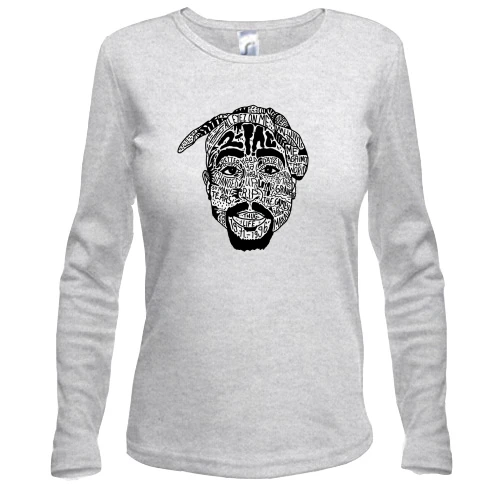 Жіночий лонгслів з 2PAC