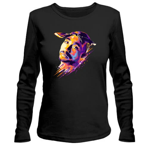 Жіночий лонгслів з 2PAC арт