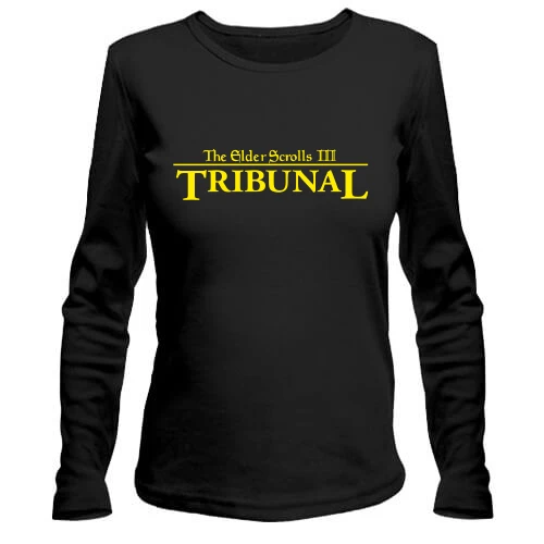 Женский лонгслив, черный, The Elder Scrolls III: Tribunal