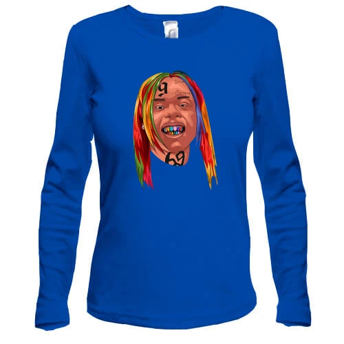 Жіночий лонгслів з усміхненим 6IX 9NINE
