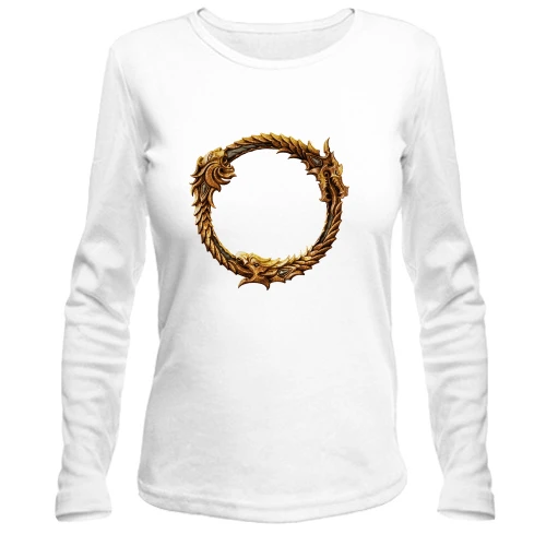 Женский лонгслив, Белый, The Elder Scrolls Online (Ring)
