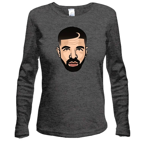 Жіночий лонгслів з Drake (ілюстрація)