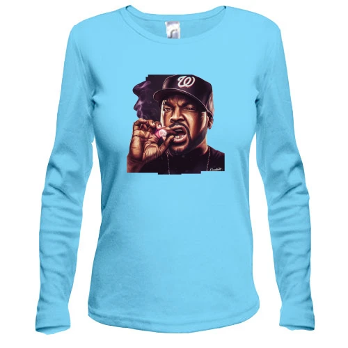 Жіночий лонгслів з курящим Ice Cube