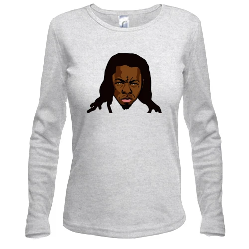 Жіночий лонгслів зі злим Lil Wayne (2)
