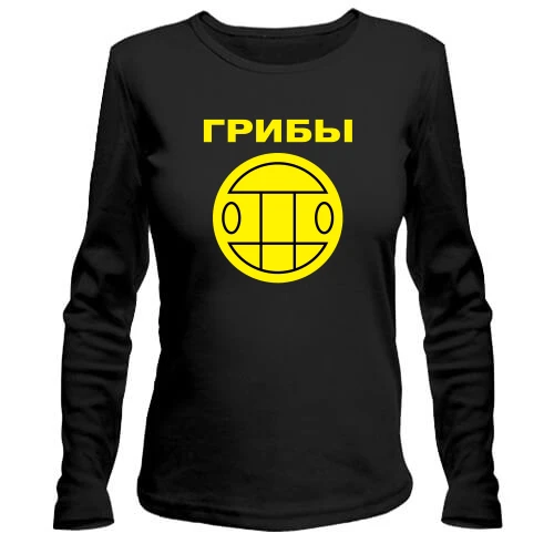 Жіночий лонгслів Гриби