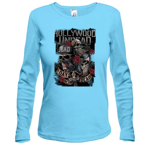 Жіночий лонгслів з Hollywood Undead (обложка альбому)