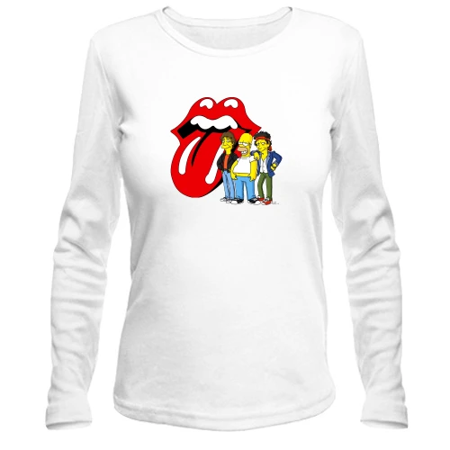 Жіночий лонгслів Rolling Stones (Simpsons)