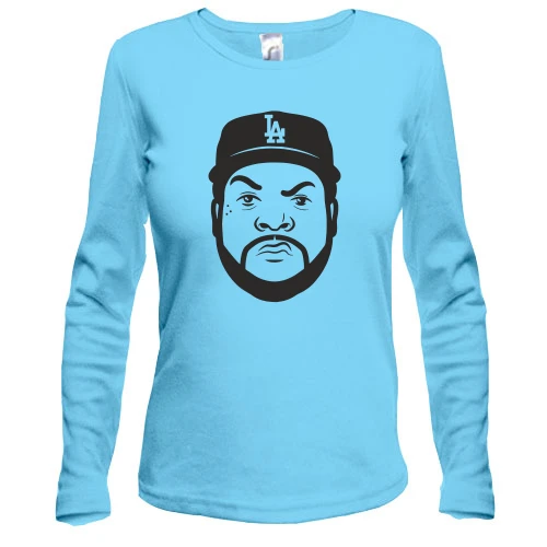 Жіночий лонгслів з портретом Ice Cube