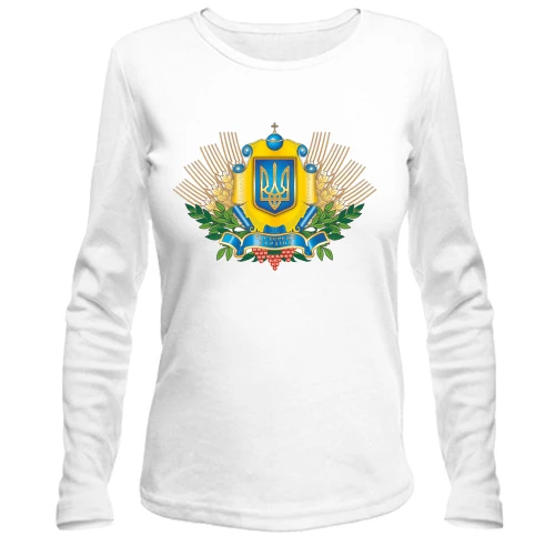 Жіночий лонгслів Бог береже Україну