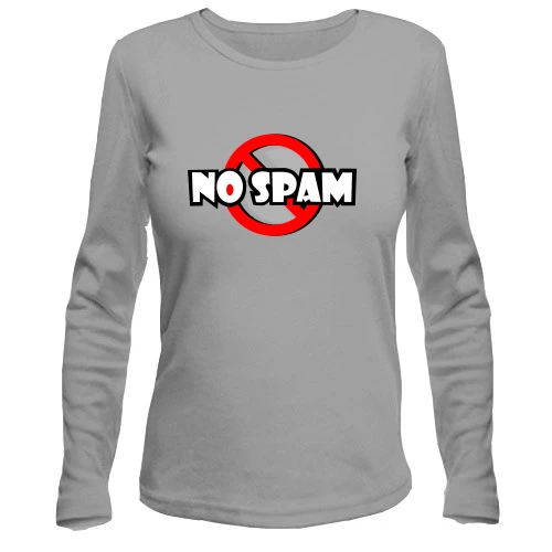Жіночий лонгслів No spam