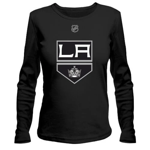 Жіночий лонгслів, Чорний, Los Angeles Kings (LA)