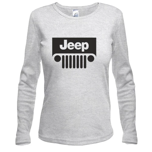 Женский лонгслив, Белый, Jeep