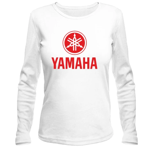 Женский лонгслив с лого Yamaha