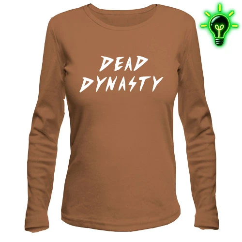 Жіночий лонгслів з Dead Dynasty логотип
