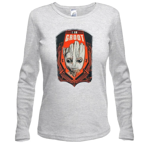 Жіночий лонгслів i'm Groot (Вартові Галактики)