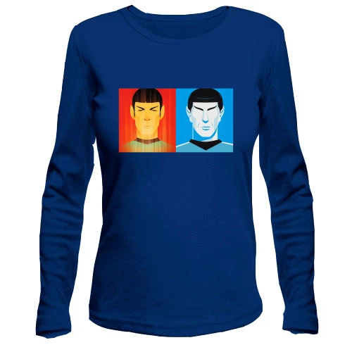 Жіночий лонгслів зі Споком і Джеймсом (Star Trek)