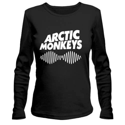 Жіночий лонгслів, чорний, Arctic monkeys