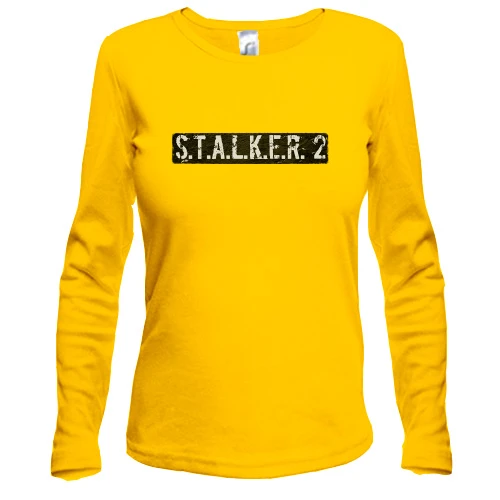 Женский лонгслив с надписью "STALKER 2"