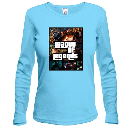 Жіночий лонгслів League of Legends в стилі GTA