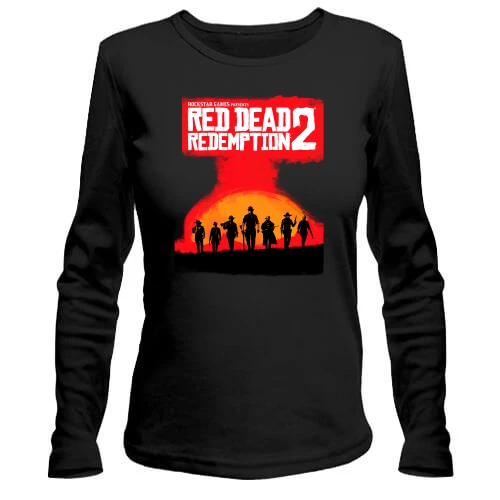 Жіночий лонгслів з постером до Red Dead Redemption 2