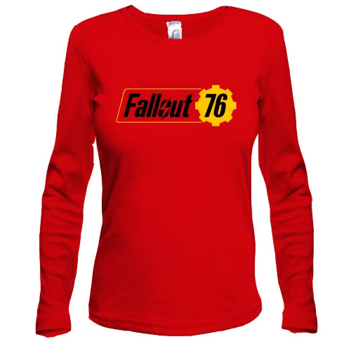 Женский лонгслив с логотипом Fallout 76