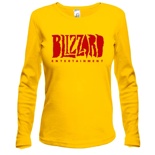 Женский лонгслив с логотипом Blizzard