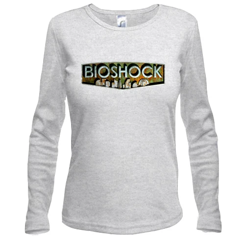 Женский лонгслив с логотипом игры Bioshock