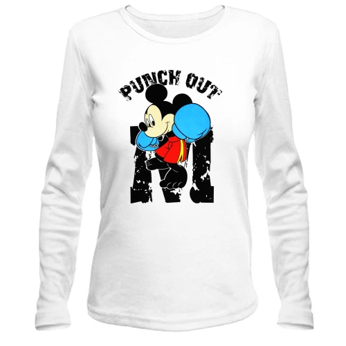 Женский лонгслив Punch out