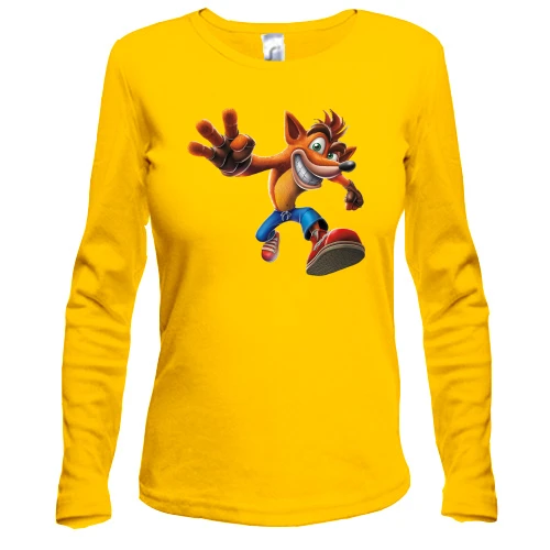 Женский лонгслив с Crash Bandicoot 2