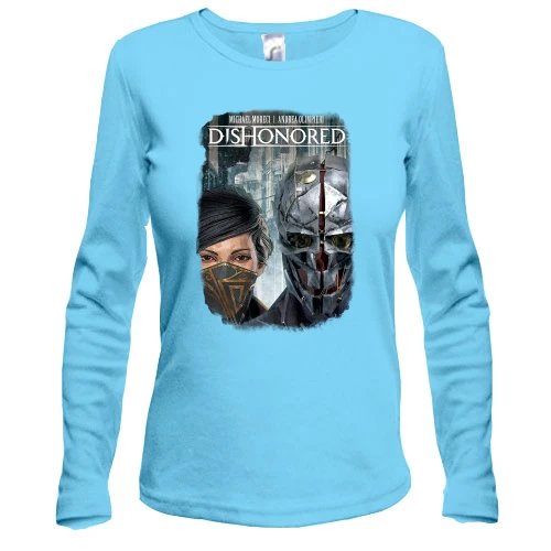 Жіночий лонгслів з постером гри Dishonored