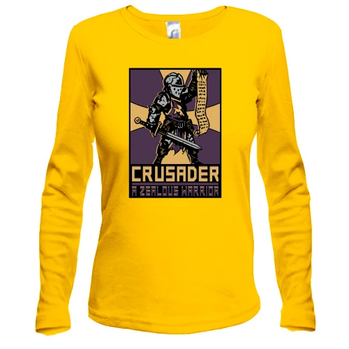 Жіночий лонгслів з постером Crusader