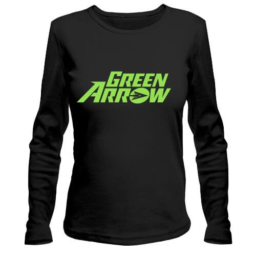 Жіночий лонгслів, чорний, Green Arrow