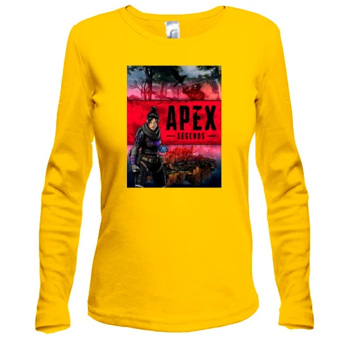 Женский лонгслив с обложкой игры APEX - Legends