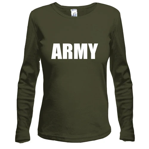 Жіночий лонгслів, Хакі, ARMY (Армія)