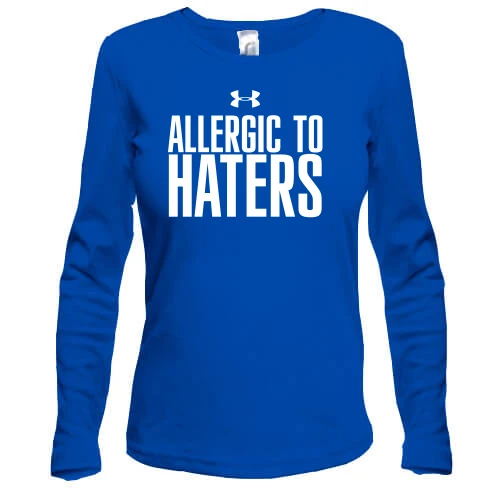 Женский лонгслив Allergic to haters