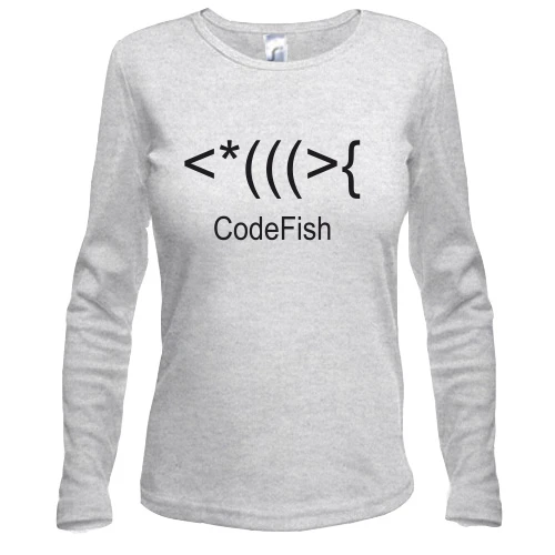 Женский лонгслив code fish